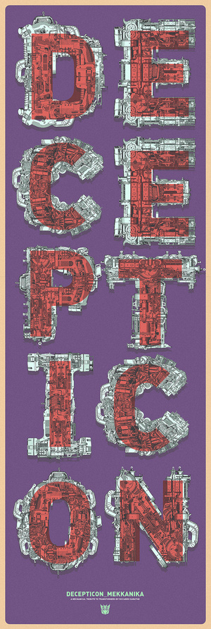 Illustration for article titled A is for Autobot: A mechanized font inspired by Transformers